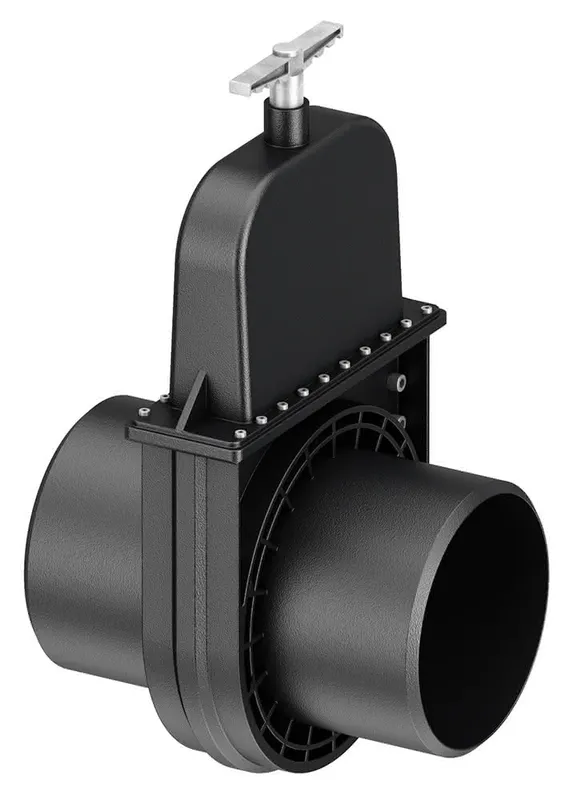 ACO Zulaufschieber DN 250 PVC/ mit Spitzende D.250