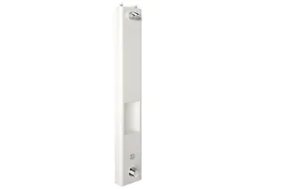 CONTI+ CONSMART el. PZ Duschpaneel Netz Ablage Thermost. AVW-Weiß SHORTY DN15
