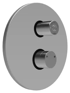 CONTI+ CONGENIAL Dusche UP Ölhyd. FM rund Thermost. Edelst. DN15