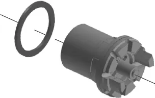 CONTI+ Kartusche Wasserhydraulik mit Kupferdichtung