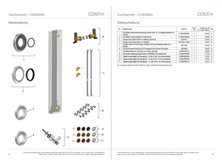 CONTI+ CONGENIAL el. PZ Duschpan. CNX Ablage Therm. Edelst. DN15 – Bild 5