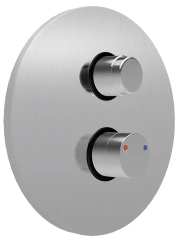 CONTI+ CONGENIAL FIT Dusche UP W-hyd. FM rund TD Thermost. Edelst. DN15