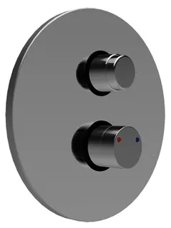 CONTI+ CONGENIAL FIT Dusche UP W-hyd. FM rund Thermost. Chrom DN15 – Bild 2