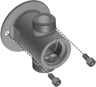 CONTI+ Wasserstrecke für Ölhydraulik mit Befestigungsschrauben – Bild 2