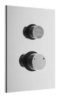 CONTI+ CONGENIAL FIT Dusche UP Ölhyd. FM eckig TD Thermost. Chrom DN15 – Bild 2
