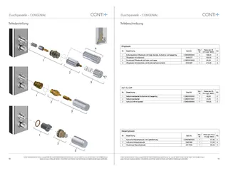 CONTI+ CONGENIAL Duschpan. Abl. Ölhyd. Thermost. Edelst. DN15 Handbrause – Bild 5