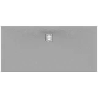 Ideal Standard Rechteck-BRW Ultra Flat S,Abl.mittig, 1700x700x30mm, Carraraweiß