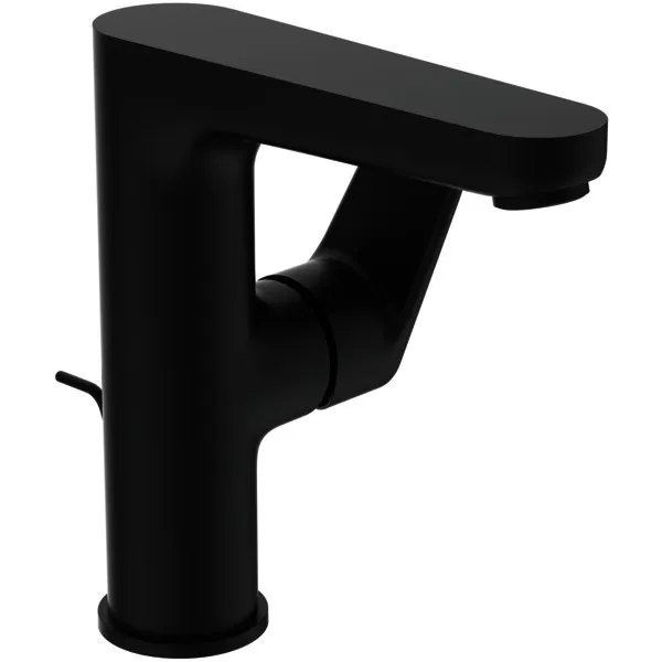 Ideal Standard Waschtischarmatur Cerafine O H155 m.Ablgarn. Ausld.135mm Silk Black