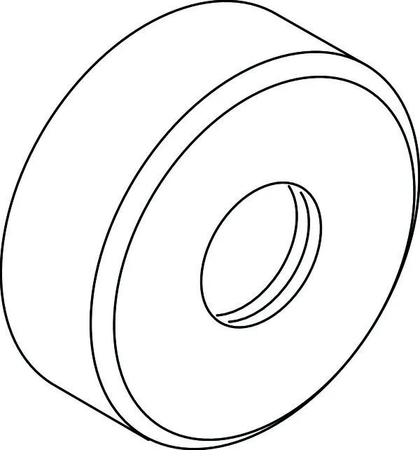Ideal Standard Rosette Silk Black