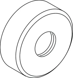 Ideal Standard Rosette Silk Black
