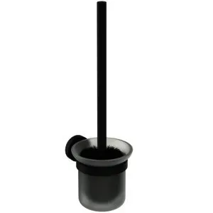 Ideal Standard Bürstengarnitur IOM satiniertes Glas wandhängend Silk Black – Bild 2