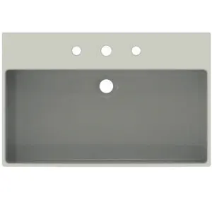 Ideal Standard Waschtisch Extra, 3 Hahnloch, mit Überlauf, 700x450x150mm, Weiß – Bild 3