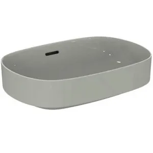 Ideal Standard Aufsatzwaschtisch Linda-X ohne Hahnloch mit Überlauf 550x380x130mm Weiß – Bild 4