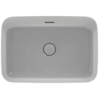 Ideal Standard Schale Ipalyss, ohne Hahnloch, mit Überlauf, 550x380x145mm, Seidenweiß – Bild 3