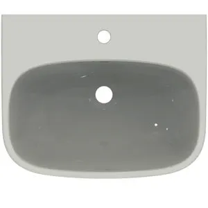 Ideal Standard Waschtisch i.life A 1 Hahnloch mit Überlauf 550x440x150mm Weiß – Bild 2