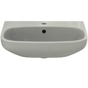 Ideal Standard Waschtisch i.life A 1 Hahnloch mit Überlauf 550x440x150mm Weiß – Bild 4