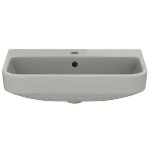 Ideal Standard Waschtisch i.life S 1 Hahnloch mit Überlauf 600x380x180mm Weiß – Bild 2