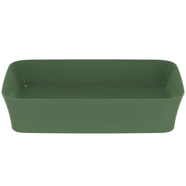 Ideal Standard Schale Ipalyss, ohne Hahnloch, ohne Überlauf, 550x380x125mm, Salbeigrün