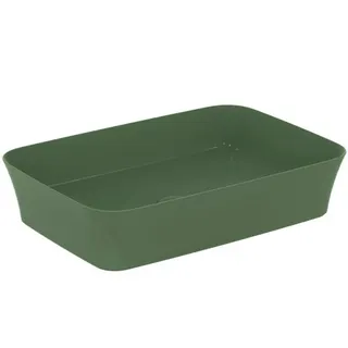 Ideal Standard Schale Ipalyss, ohne Hahnloch, ohne Überlauf, 550x380x125mm, Salbeigrün – Bild 3