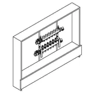 RAUTHERM Unit UP 75 HKV-D V2A 7 Kreise KGH horizontal links – Bild 2