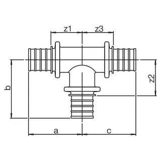 REHAU T-Stück SDR 11 LX 40 - 40 - 40 – Bild 3