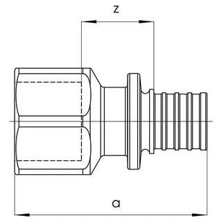 REHAU Übergang SDR 11 LX 40 - Rp 1/2 – Bild 3