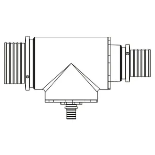 REHAU Modulares T-Stück SDR 11 LX 63 - 50 - 40 – Bild 3