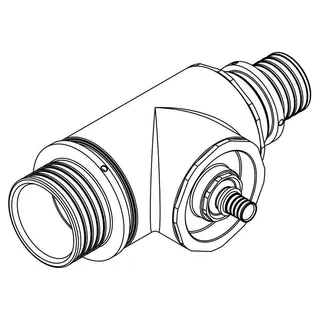 REHAU Modulares T-Stück SDR 11 LX 63 - 50 - 40 – Bild 4