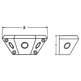 REHAU Druckluftverteilerdose 3-fach IG Rp 1 – Bild 2