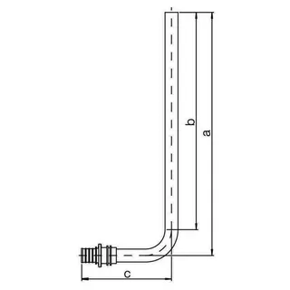REHAU Winkel-Anschlussgarnitur 17 x 2,0 / 16 x 1,5 / ML 16 / 250 mm – Bild 3