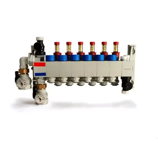 RAUTHERM SPEED Verteiler HKV-D Polymer 15 Kreise, Konnektor 16