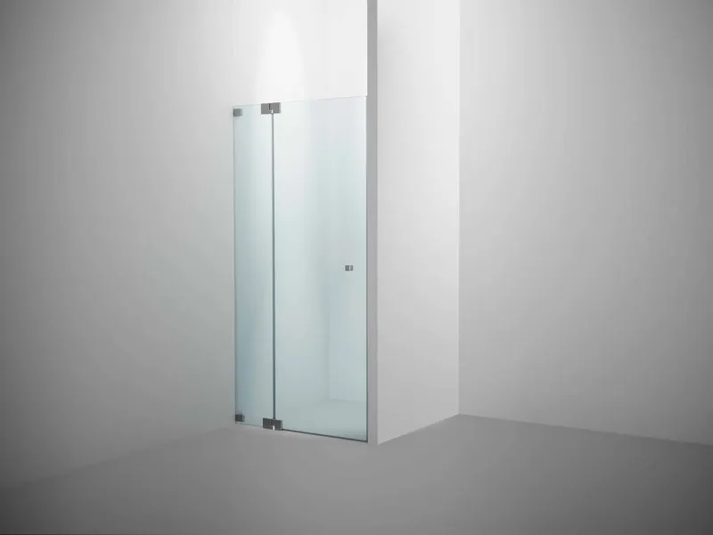 SP Omega -Pendeltür u. FE Nische 900x2000mm chrom/ESG