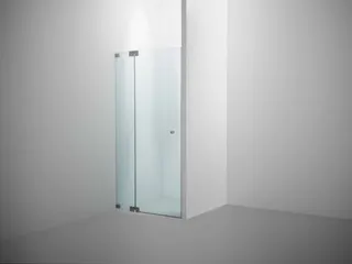 SP Omega -Pendeltür u. FE Nische 1200x2000mm chrom/ESG