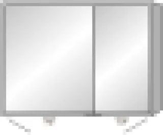 SA Alu-Spiegelschrank MILO Reflection (AU034) 750x1000x168 Eiche-Kansas