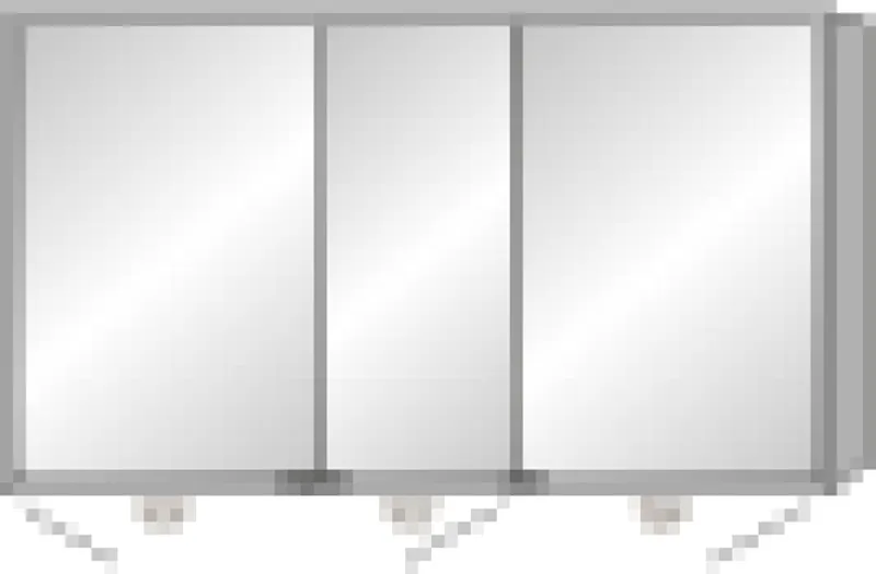 SA Alu-Spiegelschrank MILO Reflection (AU037) 750x1300x168 Eiche-Natural-Touch