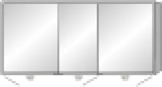 SA Alu-Spiegelschrank MILO Reflection (AU039) 750x1600x168 Eiche-Kansas