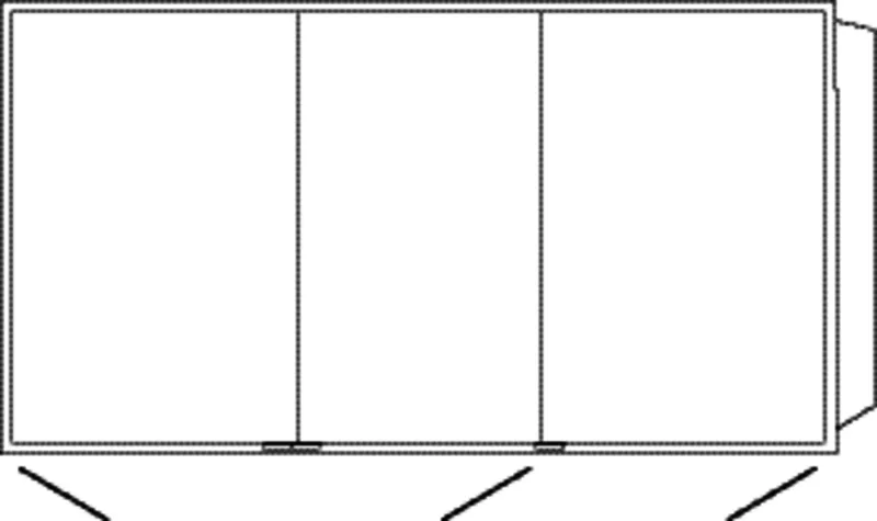 SA Alu-Wandeinbau-SPS WIM Reflection (AU048) 750x1400x168 Aluminium-farbig