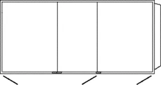 SA Alu-Wandeinbau-SPS WIM Reflection (AU049) 750x1600x168 Aluminium-farbig – Bild 2
