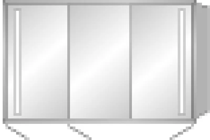 SA Alu-Einbau-SPS WILMA Reflection (AU305) 750x1249x173 Aluminium-farbig