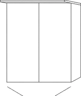 SA Alu-Spiegelschrank mit Lichtsteuerung ANNY Reflection (AU350) 750x607x230