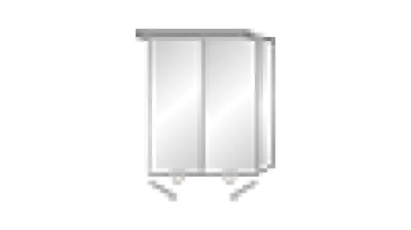 SA Alu-Spiegelschrank ANNY Reflection (AU360) 750x607x230