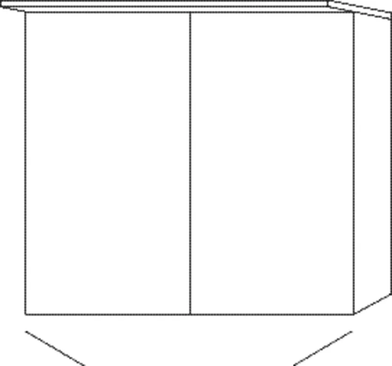 SA Alu-Spiegelschrank ANNY Reflection (AU362) 750x807x230