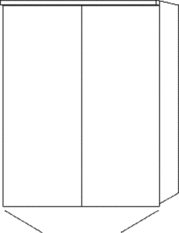 SA Alu-Spiegelschrank ARND Reflection (AU370) 760x600x166 Aluminium-farbig