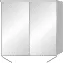SA Alu-Spiegelschrank ARND Reflection (AU372) 760x800x166 Aluminium-farbig