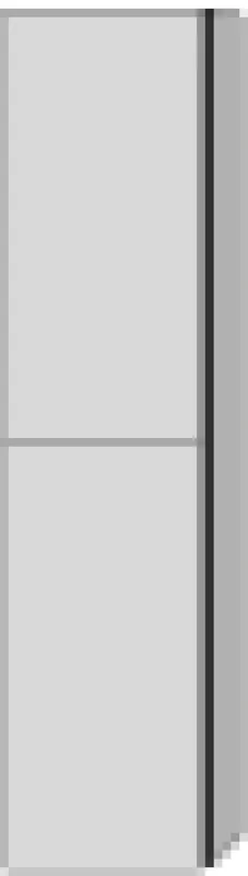 SA Hochschrank links 3way (BP094) 1700x400x345 Taupe-Matt