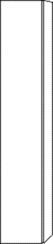 SA Hochschrank links 3way (BR106) 1700x300x345 Weiß-Soft