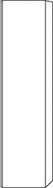 Hochschrank Anschl.rechts 1700x400x345mm more4YOU Anthrazit-Glanz