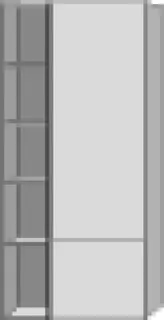 SA Stauraumschrank rechts 3way (BR183) 1360x600x345 Linde-Hell – Bild 2