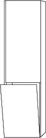 SA Stauraumschrank rechts 3way (BR185) 1700x450x345 Eiche-Tabak – Bild 3