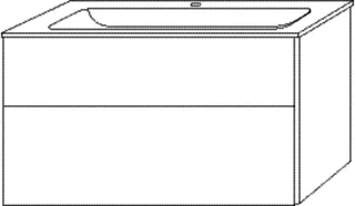 SA Set Glas-WT 3way (BR204) 582x1000x487 Steingrau